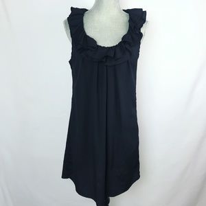 Pins & Needles Black Ruffle Shift Dress Large